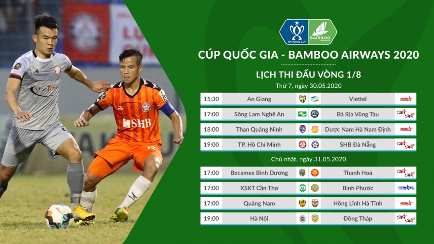 Lịch bóng đá hôm nay 30/5: TPHCM đấu Đà Nẵng, Quảng Ninh tiếp Nam Định